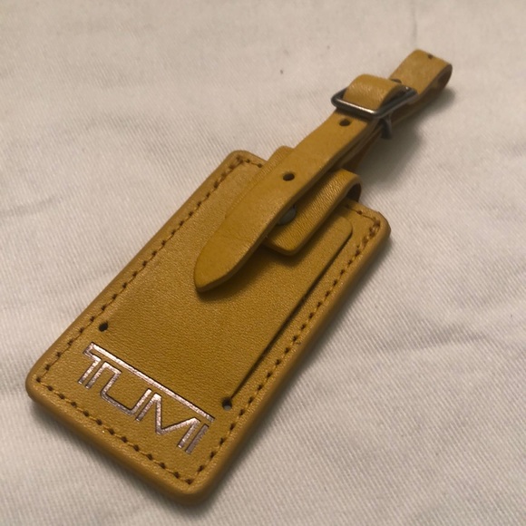 Tumi Accessories New Tumi Luggage Tag Alpha Bravo Yellow Poshmark